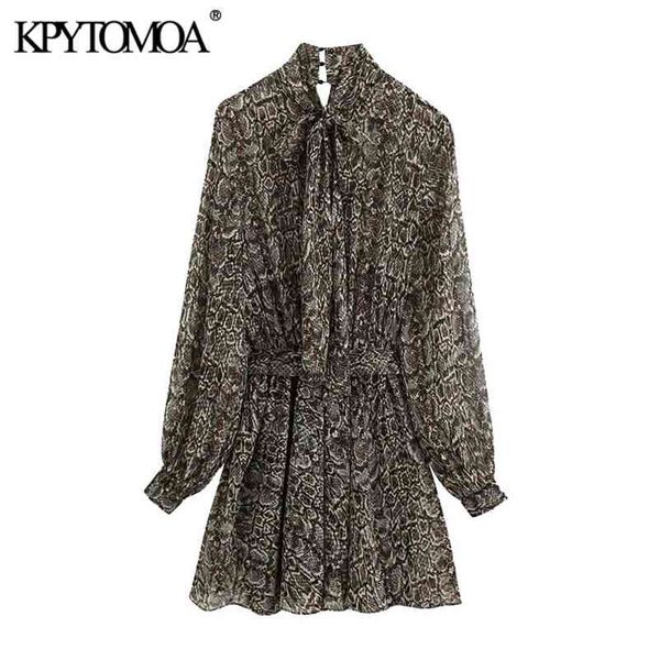 women chic fashion with belt animal print mini dress vintage lantern sleeve elastic waist female dresses mujer 210420, Black;gray
women chic fashion with belt animal print mini dress vintage lantern sleeve elastic waist female dresses mujer 210420, Black;gray