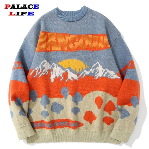 men's sweaters men streetwear vintage sweater sunset pattern knitted harajuku casual loose 2021 autumn pullover cotton, White;black
men's sweaters men streetwear vintage sweater sunset pattern knitted harajuku casual loose 2021 autumn pullover cotton, White;black