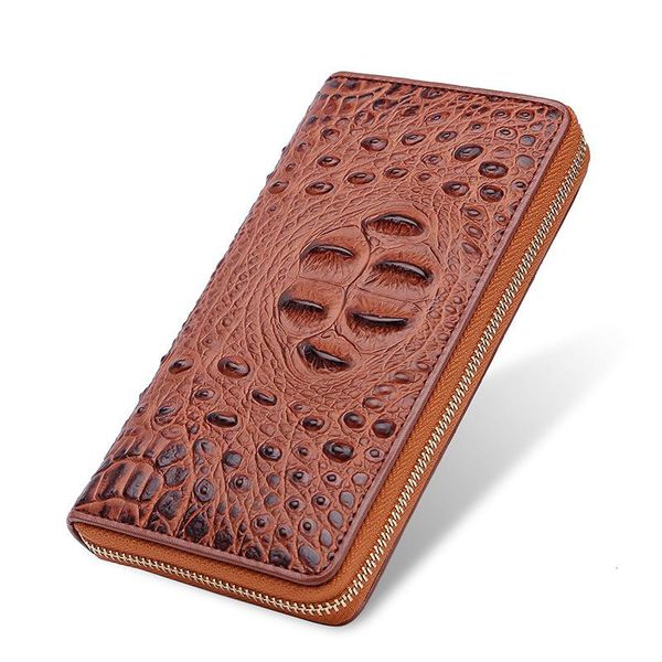 wallets leather ladies fashion all-match crocodile pattern long cowhide men's clutches, Red;black
wallets leather ladies fashion all-match crocodile pattern long cowhide men's clutches, Red;black