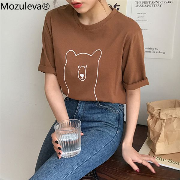 mozuleva 2021 chic cartoon bear cotton women t-shirt summer short sleeve female t shirt spring white o-neck tees 100% cotton
mozuleva 2021 chic cartoon bear cotton women t-shirt summer short sleeve female t shirt spring white o-neck tees 100% cotton