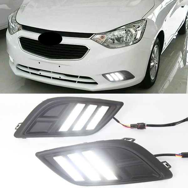 1set led drl daytime running lights with yellow turn signal fog lamp for chevrolet sail 2014 2015 2016 2017
1set led drl daytime running lights with yellow turn signal fog lamp for chevrolet sail 2014 2015 2016 2017