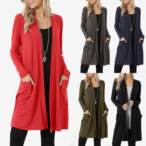 women's knits & tees autumn solid cardigan fashion women long sleeve casual coat blouse female sweater ladies outerwear korean style cl, White
women's knits & tees autumn solid cardigan fashion women long sleeve casual coat blouse female sweater ladies outerwear korean style cl, White