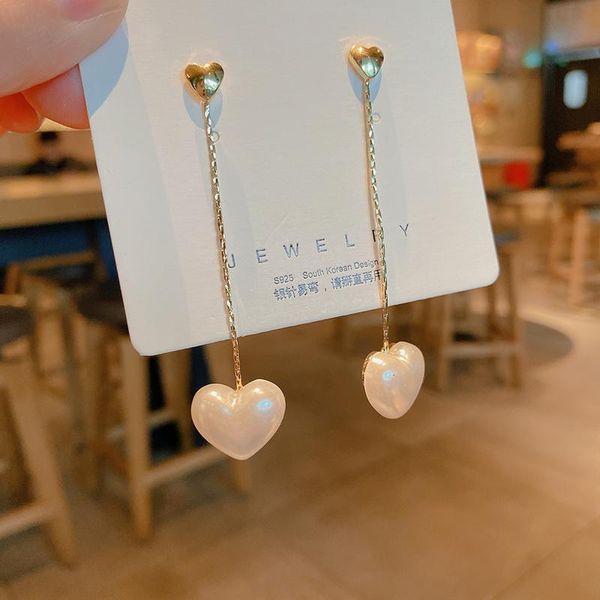 dangle & chandelier pearl heart-shaped long tassel pendant earrings 2021 fashion temperament exquisite retro women jewelry earrring, Silver
dangle & chandelier pearl heart-shaped long tassel pendant earrings 2021 fashion temperament exquisite retro women jewelry earrring, Silver