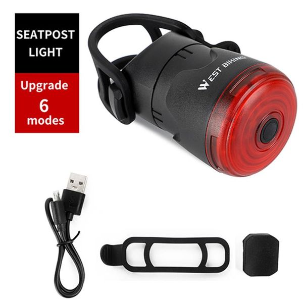 bicycle rear light auto brake sensing waterproof led chargings cycling taillight saddle seatpost bike lights
bicycle rear light auto brake sensing waterproof led chargings cycling taillight saddle seatpost bike lights