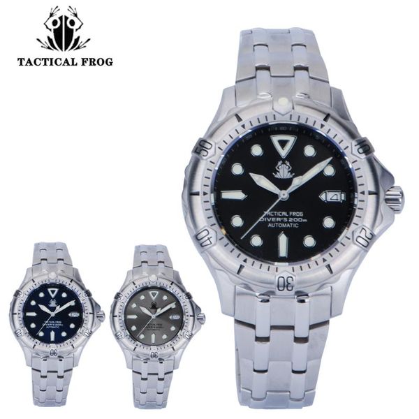 wristwatches tactical frog mechanical watch men sapphire glass c3 luminous auto date 200m nh35 water resistance automatic diver for, Slivery;brown
wristwatches tactical frog mechanical watch men sapphire glass c3 luminous auto date 200m nh35 water resistance automatic diver for, Slivery;brown
