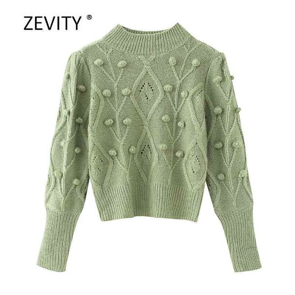 zevity women fashion solid color ball appliques knitting sweater ladies long sleeve casual sweaters chic pullovers s309 210419, White;black
zevity women fashion solid color ball appliques knitting sweater ladies long sleeve casual sweaters chic pullovers s309 210419, White;black