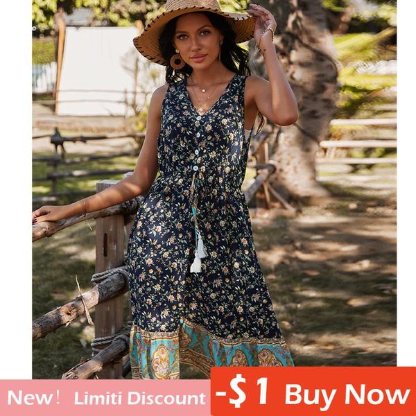floral print boho casual midi dress summer clothes for women v-neck sleeveless ruffle vintage flowy ladies dresses, Black;gray
floral print boho casual midi dress summer clothes for women v-neck sleeveless ruffle vintage flowy ladies dresses, Black;gray