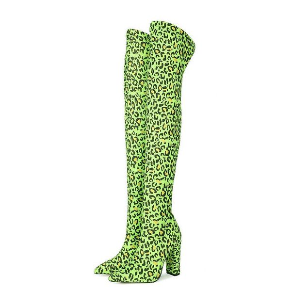 boots leopard women stretch square high heel over the knee fashion slip on pointed toe autumn winter shoes woman, Black
boots leopard women stretch square high heel over the knee fashion slip on pointed toe autumn winter shoes woman, Black