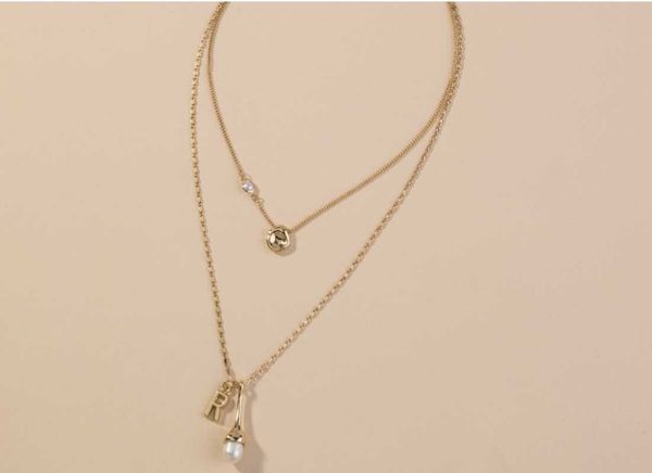pendant necklaces 2021 european and american wowen high-fashion personality letter r with pearl gold alloy double--circle necklace, Silver
pendant necklaces 2021 european and american wowen high-fashion personality letter r with pearl gold alloy double--circle necklace, Silver