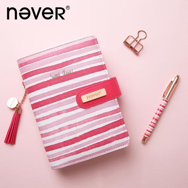 notepads never loose leaf journal notebook red stripe pu bookcover cute organizer agenda planner gifts school office supplies, Purple;pink
notepads never loose leaf journal notebook red stripe pu bookcover cute organizer agenda planner gifts school office supplies, Purple;pink
