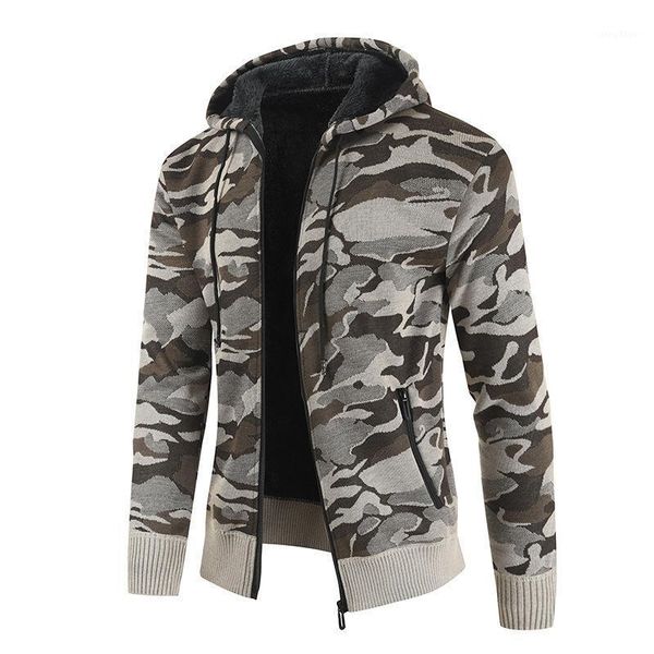 men's jackets mens hooded knitted sweaters warm long sleeve pullover winter camouflage coat fleece liner thick, Black;brown
men's jackets mens hooded knitted sweaters warm long sleeve pullover winter camouflage coat fleece liner thick, Black;brown
