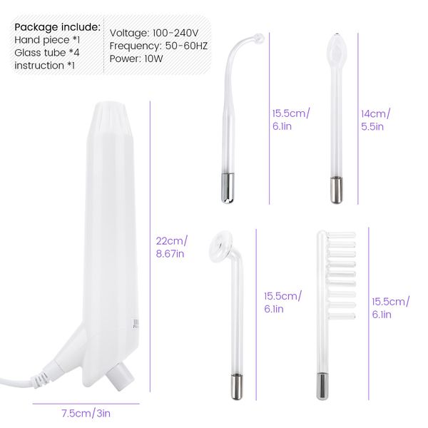 high frequency facial device violet handheld facial wand machine violet ray argon acne for beauty acne spot wrinkles hair care p
high frequency facial device violet handheld facial wand machine violet ray argon acne for beauty acne spot wrinkles hair care p