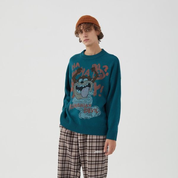 sweater green from the vintage retro-mesh kawaii funny harajuku men's clothes pull homme sweaters sweater vest 2021, White;black
sweater green from the vintage retro-mesh kawaii funny harajuku men's clothes pull homme sweaters sweater vest 2021, White;black