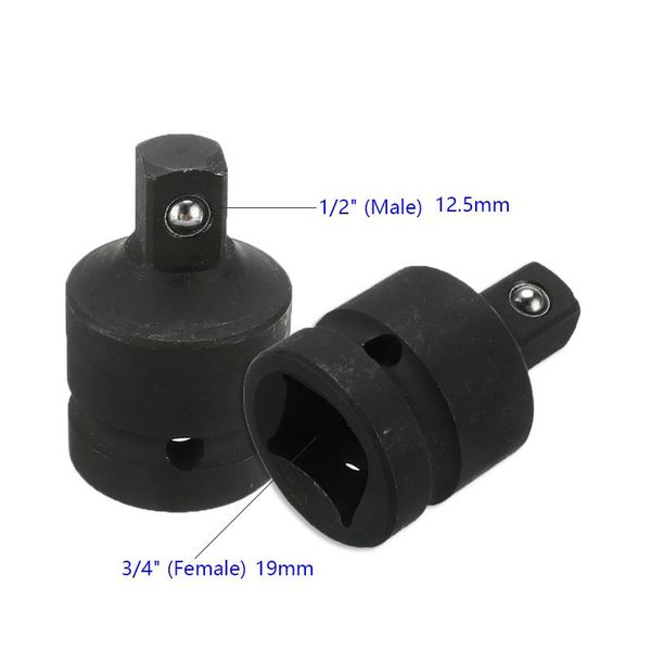3/4'' female to 1/2'' male ratchet wrench socket adapter spanner key converter drive reducer air impact hand tools
3/4'' female to 1/2'' male ratchet wrench socket adapter spanner key converter drive reducer air impact hand tools