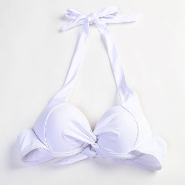bikini solid bag thong with tie neck and open back split swimsuit triangl swimwear, White;black
bikini solid bag thong with tie neck and open back split swimsuit triangl swimwear, White;black