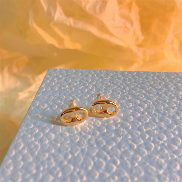 design jewelry korean dongdamen pig nose simple, small and exquisite 925 silver needle ins cool wind versatile daily earrings, Golden
design jewelry korean dongdamen pig nose simple, small and exquisite 925 silver needle ins cool wind versatile daily earrings, Golden