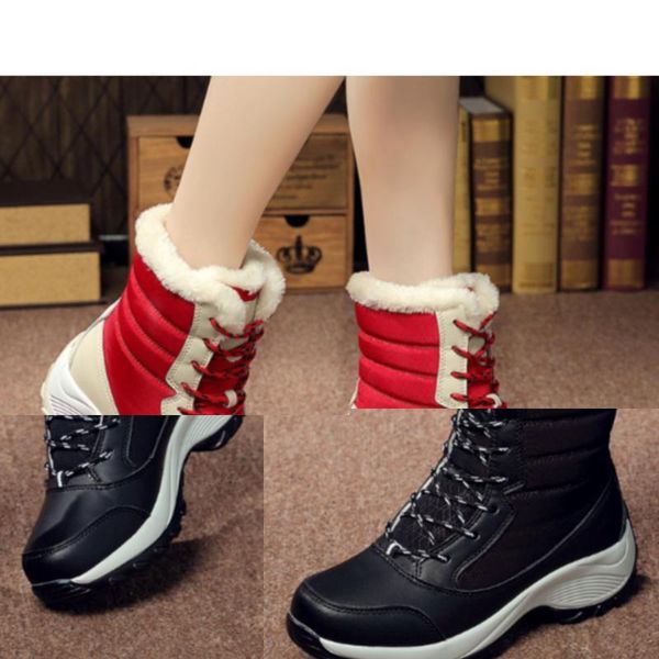 boots women waterproof winter shoes snow platform keep warm ankle with thick fur heels botas mujer 2021, Black
boots women waterproof winter shoes snow platform keep warm ankle with thick fur heels botas mujer 2021, Black