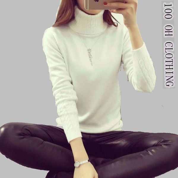 women's sweaters ohclothing 2021 spring autumn winter pullovers fashion turtleneck sweater women twisted thickening slim pullover, White;black
women's sweaters ohclothing 2021 spring autumn winter pullovers fashion turtleneck sweater women twisted thickening slim pullover, White;black