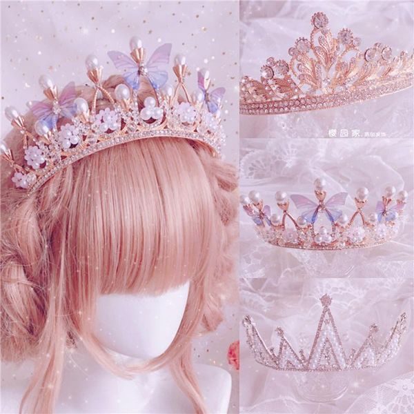 party masks european style retro pearl butterfly rhinestone hair crown lolita cosplay accessories sweet princess headdress
party masks european style retro pearl butterfly rhinestone hair crown lolita cosplay accessories sweet princess headdress