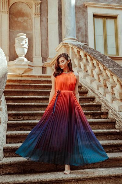 ins internet celebrity famous women dresses color gradient belted ruched summer sweet maxi, Black;gray
ins internet celebrity famous women dresses color gradient belted ruched summer sweet maxi, Black;gray