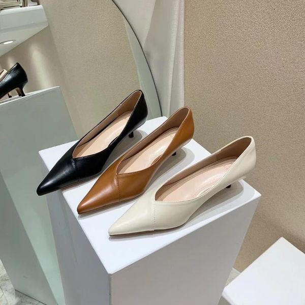 fashion women pumps pointed toe solid color brown black beige shallow slip on mules thin mid heels casual slides dress shoes
fashion women pumps pointed toe solid color brown black beige shallow slip on mules thin mid heels casual slides dress shoes