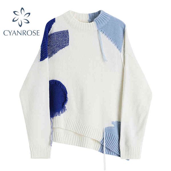 patchwork women's sweater tassel trendy cropped contrast color spliced retro streetwear korean rib ins knitwear knitted 210417, White;black
patchwork women's sweater tassel trendy cropped contrast color spliced retro streetwear korean rib ins knitwear knitted 210417, White;black