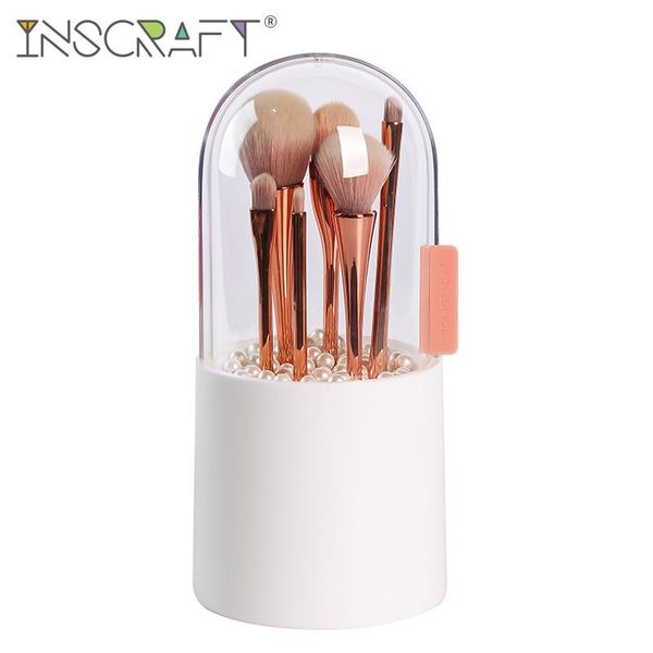 180° rotate makeup brush holder with pearl dustproof organizer waterproof cosmetic storage bucket boxes & bins
180° rotate makeup brush holder with pearl dustproof organizer waterproof cosmetic storage bucket boxes & bins