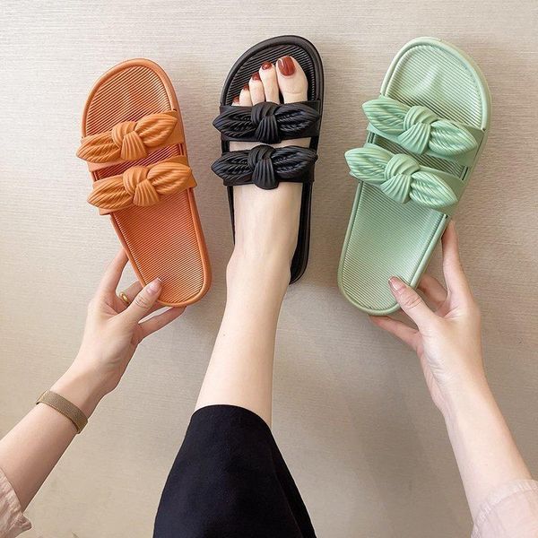summer women's slippers flats bowknot ladies outdoor beach slides slip on woman shoes thick bottom female footwear fashion, Black
summer women's slippers flats bowknot ladies outdoor beach slides slip on woman shoes thick bottom female footwear fashion, Black