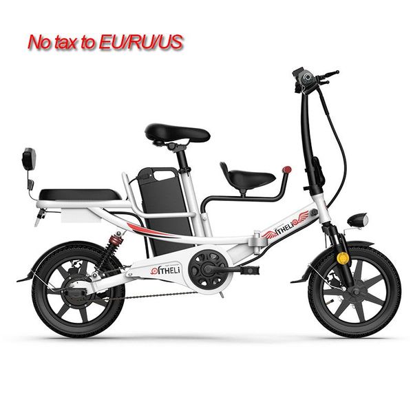 electric bicycle 14 inch folding parent-child bike 48v 400w motor lithium battery disc brake carbon steel frame e-bike, Silver;blue
electric bicycle 14 inch folding parent-child bike 48v 400w motor lithium battery disc brake carbon steel frame e-bike, Silver;blue