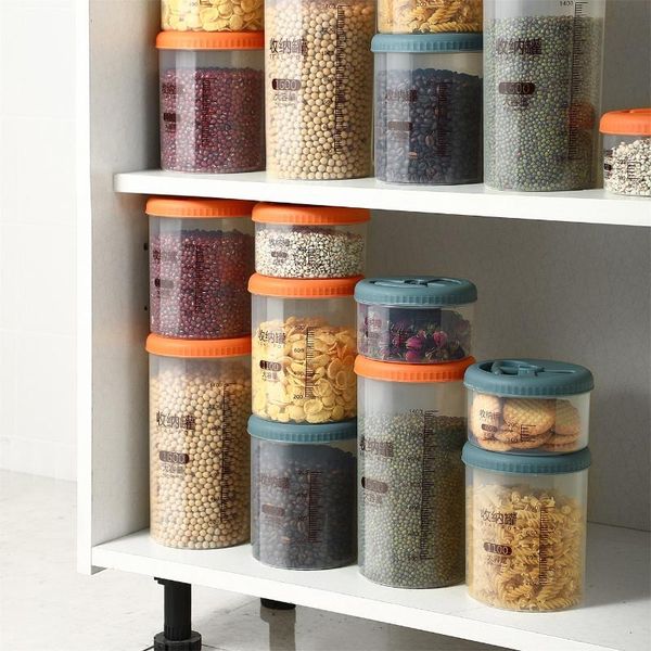 sealed jar kitchen grade transparent grain storage box large capacity thickened plastic tank bottles & jars
sealed jar kitchen grade transparent grain storage box large capacity thickened plastic tank bottles & jars