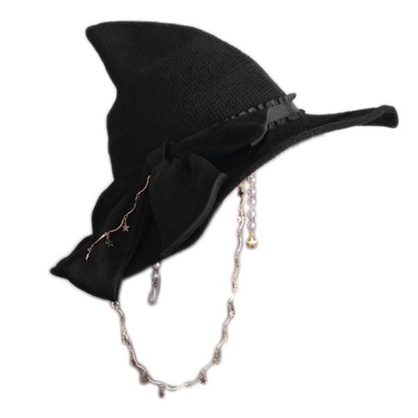 stingy brim hats lolita hat in wizard style with dark rose ornament color optional witch for girls or halloween look, Blue;gray
stingy brim hats lolita hat in wizard style with dark rose ornament color optional witch for girls or halloween look, Blue;gray