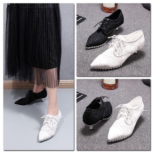 dress shoes summer women sandals pointed toe thin high heels 4.5-8cm women's mesh hollow pumps lace-up lady gladiators, Black
dress shoes summer women sandals pointed toe thin high heels 4.5-8cm women's mesh hollow pumps lace-up lady gladiators, Black