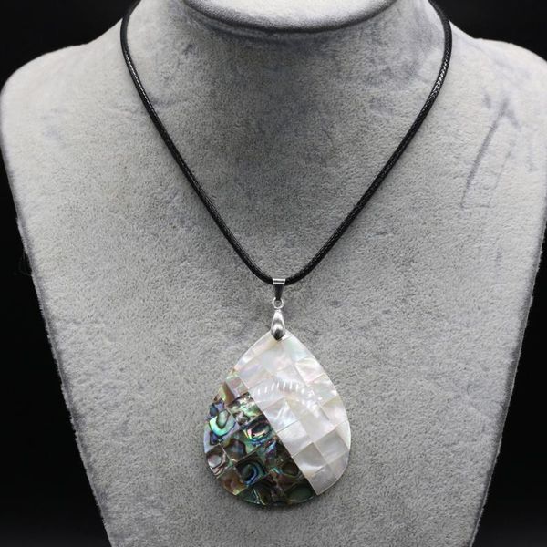 natural abalone shell pendant necklace water drop shape for women jewelry gift length 55+5cm necklaces, Silver
natural abalone shell pendant necklace water drop shape for women jewelry gift length 55+5cm necklaces, Silver