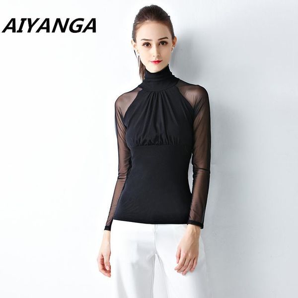spring autumn women mesh white gray blouse 2021 solid lace shirts stretchy turtleneck ladies clothes plus size -xxxl women's blou
spring autumn women mesh white gray blouse 2021 solid lace shirts stretchy turtleneck ladies clothes plus size -xxxl women's blou