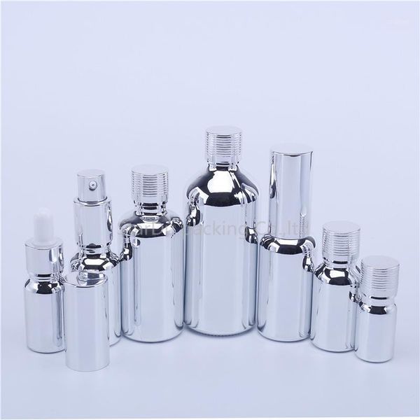 12pcs empty uv electroplate silver perfume cream spray lotion pump refillable essential oil dropper glass bottles storage & jars
12pcs empty uv electroplate silver perfume cream spray lotion pump refillable essential oil dropper glass bottles storage & jars