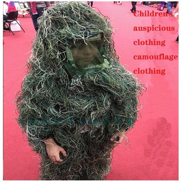 tactical auspicious clothing children's five-piece suit camouflage stealth field hunting sets, Camo
tactical auspicious clothing children's five-piece suit camouflage stealth field hunting sets, Camo