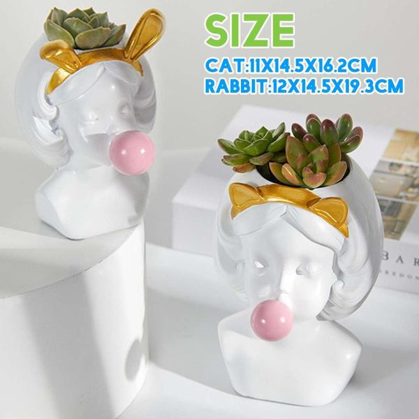 creative nordic resin vase cute cat girl bubble gum decorative flower pot modern lovely home art decoration arrangement vases
creative nordic resin vase cute cat girl bubble gum decorative flower pot modern lovely home art decoration arrangement vases