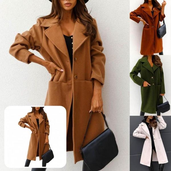 women's trench coats wear resistant gorgeous solid color woolen autumn coat all match loose for dating, Tan;black
women's trench coats wear resistant gorgeous solid color woolen autumn coat all match loose for dating, Tan;black