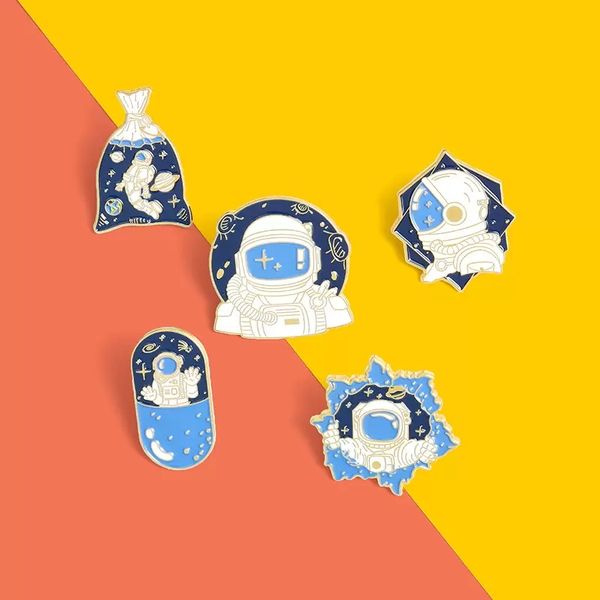 space man enamel brooches pin for women fashion dress coat shirt demin metal funny brooch pins badges promotion gift 2021 new design colors, Blue
space man enamel brooches pin for women fashion dress coat shirt demin metal funny brooch pins badges promotion gift 2021 new design colors, Blue