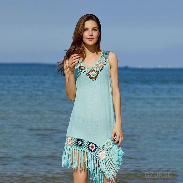 covered women summer beach fashion swim dress 2021 bathroom outlet cover up clothing hollow flower sleeveless bikini vest skirt women's, White;black
covered women summer beach fashion swim dress 2021 bathroom outlet cover up clothing hollow flower sleeveless bikini vest skirt women's, White;black
