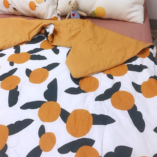 comforters & sets ins orange print cotton summer cool air condition quilt soft breathable 100% cartoon baby blanket bedding throws
comforters & sets ins orange print cotton summer cool air condition quilt soft breathable 100% cartoon baby blanket bedding throws