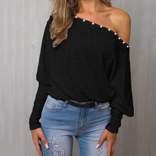 women's t-shirt off shoulder t-shirts women batwing long sleeve loose jumpers spring autumn casual pullover #tg, White
women's t-shirt off shoulder t-shirts women batwing long sleeve loose jumpers spring autumn casual pullover #tg, White