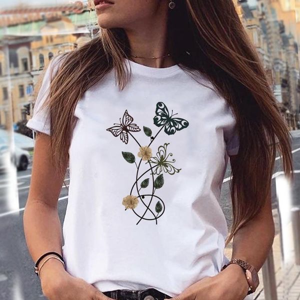 women's t-shirt women t-shirts butterfly 90s style watercolor fashion cartoon summer graphic print female stylish t shirt girl tee, White
women's t-shirt women t-shirts butterfly 90s style watercolor fashion cartoon summer graphic print female stylish t shirt girl tee, White