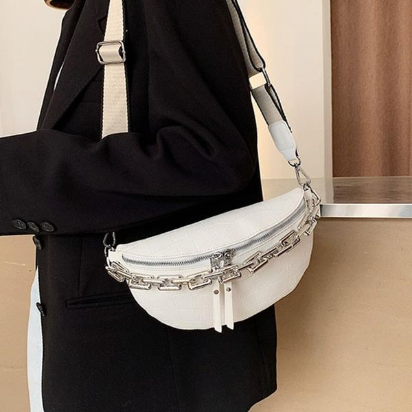 luxury women's fanny pack waist bag chain shoulder crossbody chest bags female belt handbag
luxury women's fanny pack waist bag chain shoulder crossbody chest bags female belt handbag