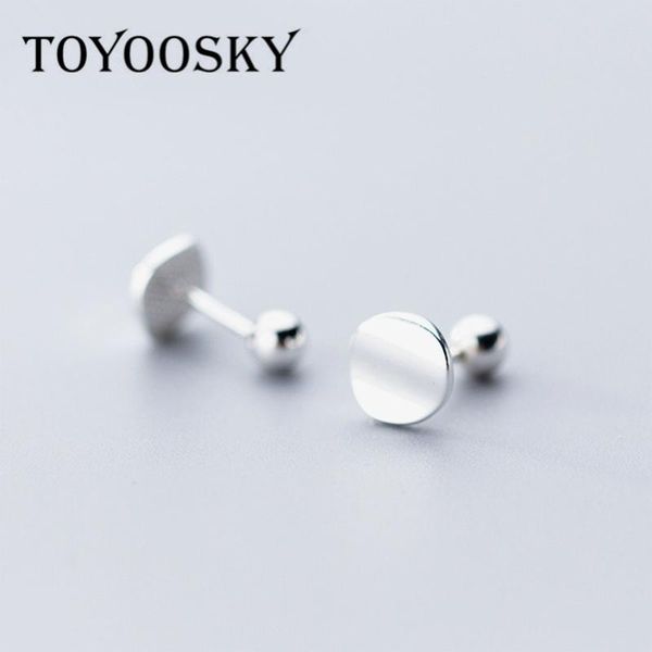 stud 100% 925 sterling silver unique punk retro concave circle screw earrings for women girls minimalist jewelry, Golden;silver
stud 100% 925 sterling silver unique punk retro concave circle screw earrings for women girls minimalist jewelry, Golden;silver