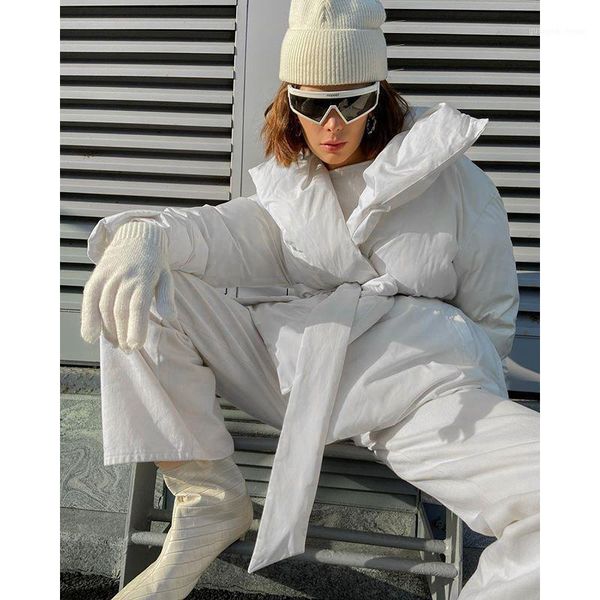 fandy lokar casual turn down collar parkas women fashion tie belt coats elegant warm pockets cotton jackets female ladies women's &, Black
fandy lokar casual turn down collar parkas women fashion tie belt coats elegant warm pockets cotton jackets female ladies women's &, Black