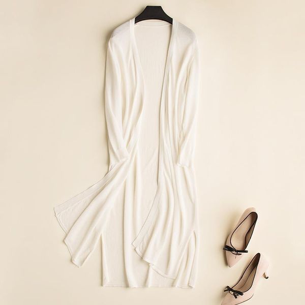 korean knitted sun protection cardigan 2021 summer thin long blouse women kimono loose shawl beach shirt-a women's blouses & shirts, White
korean knitted sun protection cardigan 2021 summer thin long blouse women kimono loose shawl beach shirt-a women's blouses & shirts, White