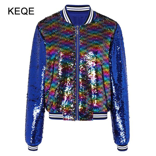 women's jackets spring/autumn female sequins jacket women street style luminous coat girls short reflective bomber bw070, Black;brown
women's jackets spring/autumn female sequins jacket women street style luminous coat girls short reflective bomber bw070, Black;brown