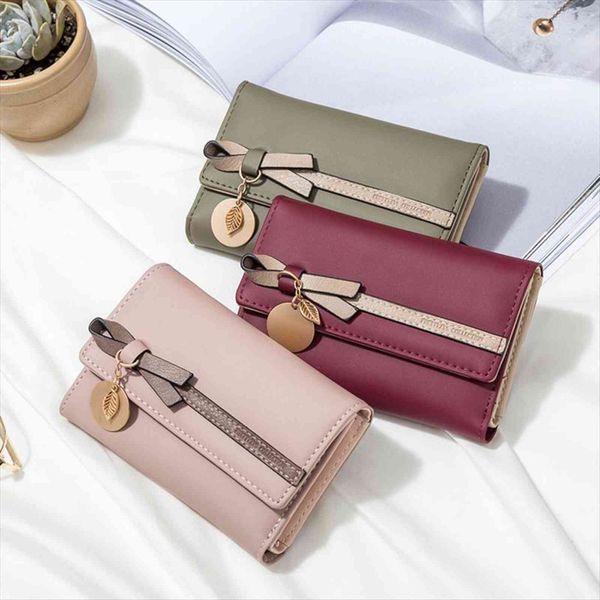 small money wallet women bow pu leather fashion purse female short wallets korean, Red;black
small money wallet women bow pu leather fashion purse female short wallets korean, Red;black