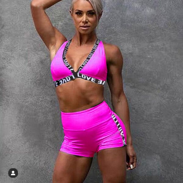 yoga outfit larger women set 2pcs female letter sports bra tank sport shorts fitness running gym clothes tracksuit
yoga outfit larger women set 2pcs female letter sports bra tank sport shorts fitness running gym clothes tracksuit